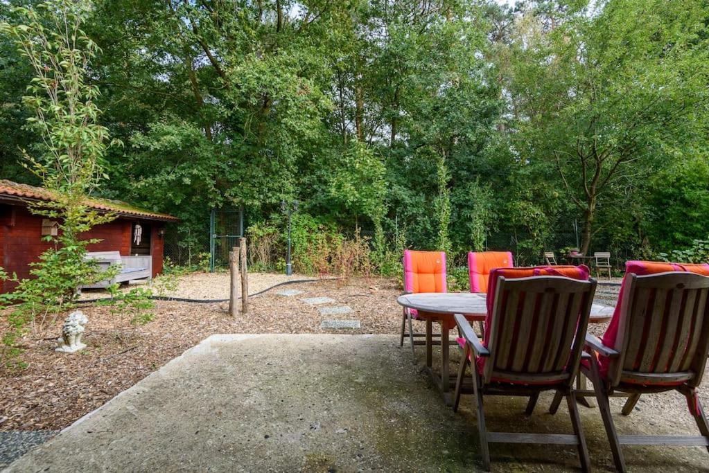 Spacious Wooden Cottage With Infra-Red Sauna At Veluwe Putten Esterno foto
